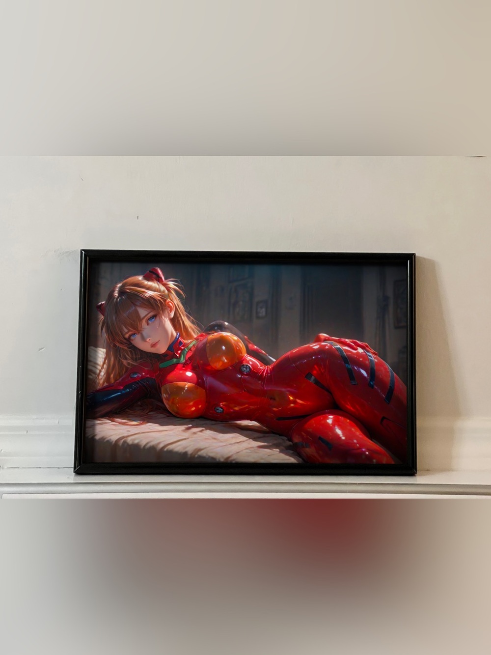 Asuka Langley Evangelion Anime Poster